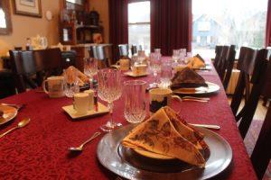 St. Mary's Inn Bed and Breakfast - Dinning Table Photo one