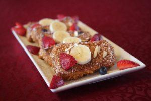 St. Mary's inn Bed and Breakfast - French Toast and Fruit