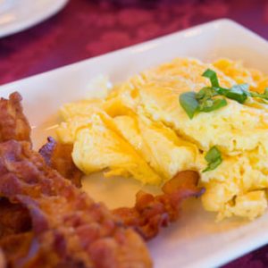 Delicious Eggs and Bacon - St. Mary's B & B